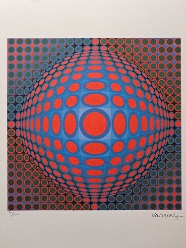 Victor vasarely signiert - vasarely,