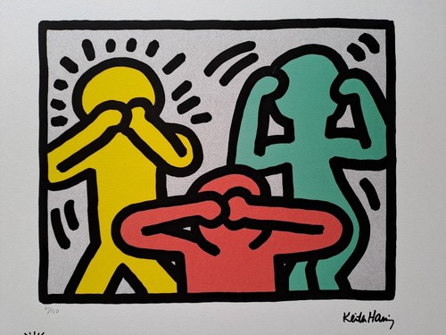 Keith haring signiert - signiert, see