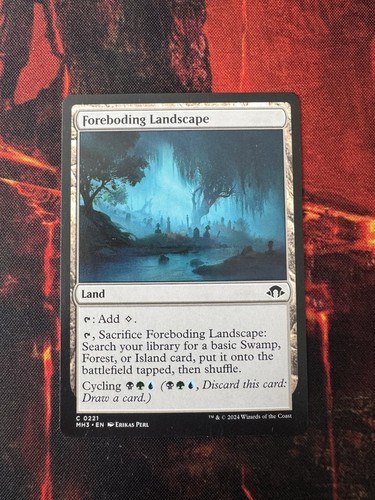Mtg foreboding landscape - -,