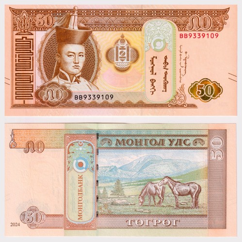 Mongolia togrog 2024 - mongolia,