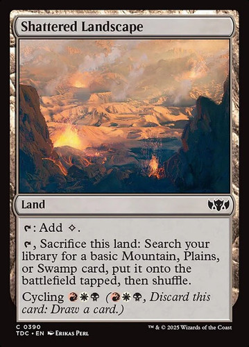 Magic mtg shattered landscape - magic/mtg,