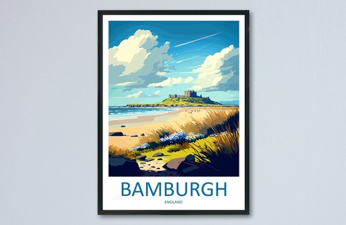 Bamburgh castle reisedruck - bamburgh,